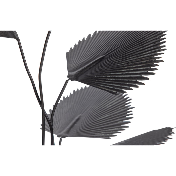 WOOOD Forever Plant - Metaal - Zwart - 141x50x49