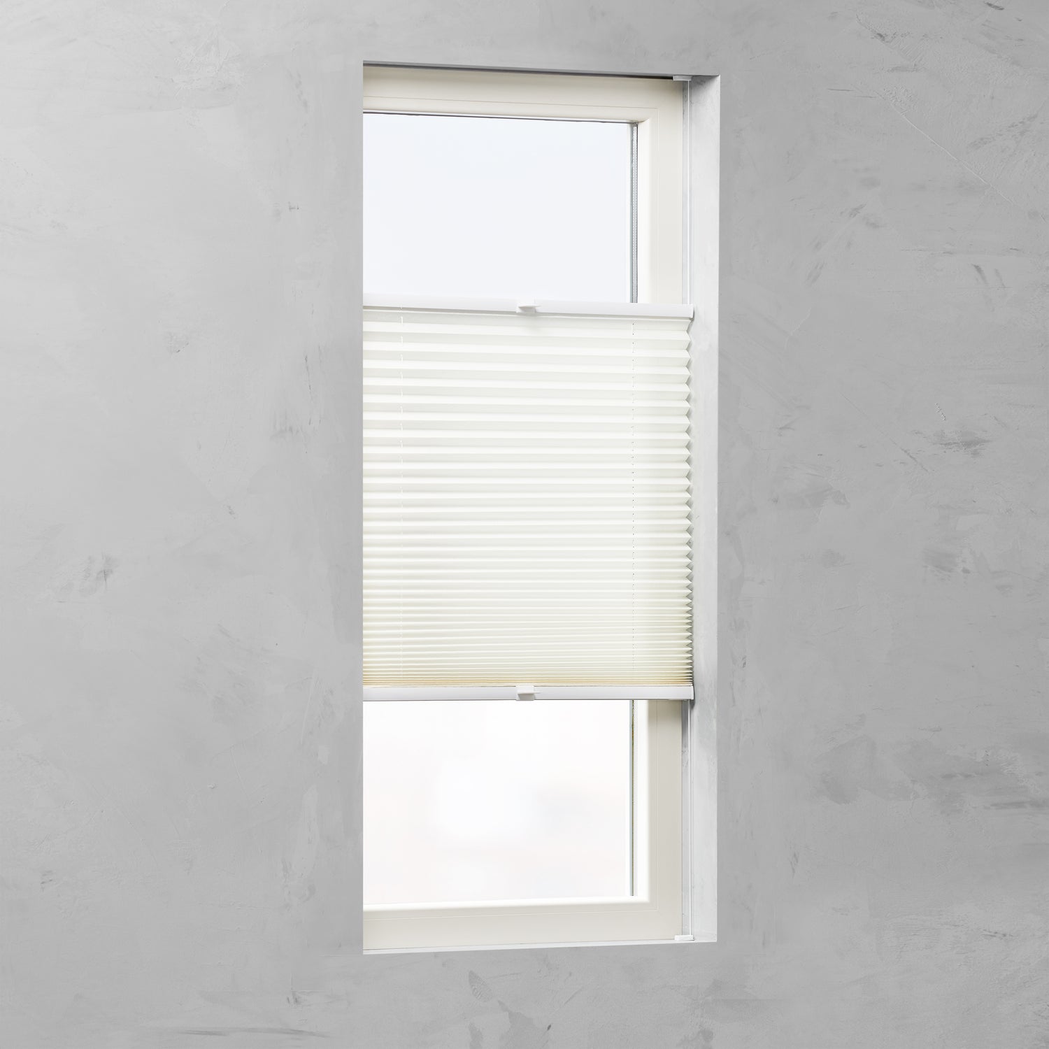 Rollit Alice Plissé Gordijn Sneeuwwit