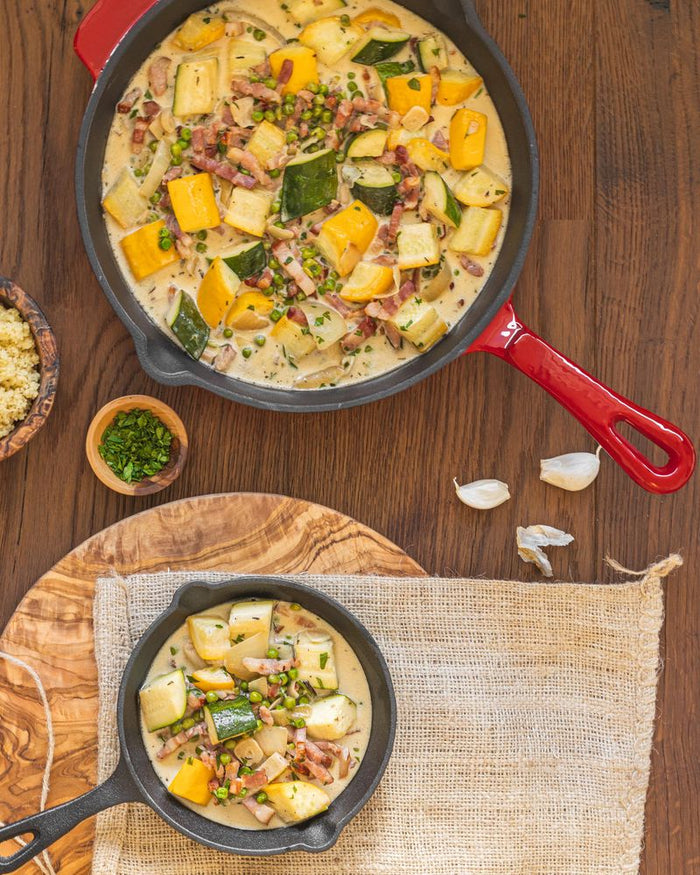 Blackwell Koekenpan Gietijzer - Rood - ø 26 cm - Zonder anti-aanbaklaa