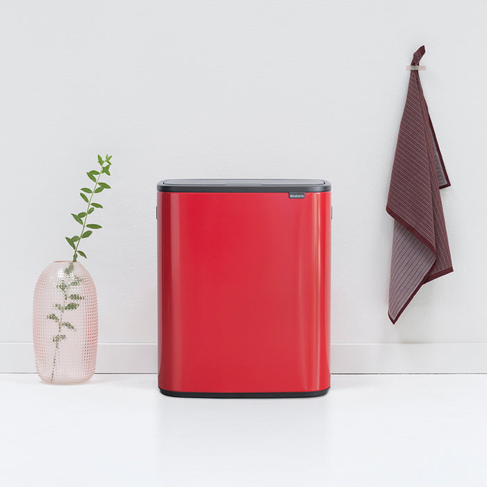 Brabantia Bo Touch Bin 60 Liter (2x30 Liter)