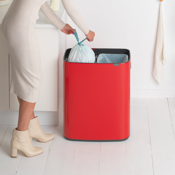 Brabantia Bo Touch Bin 60 Liter (2x30 Liter)