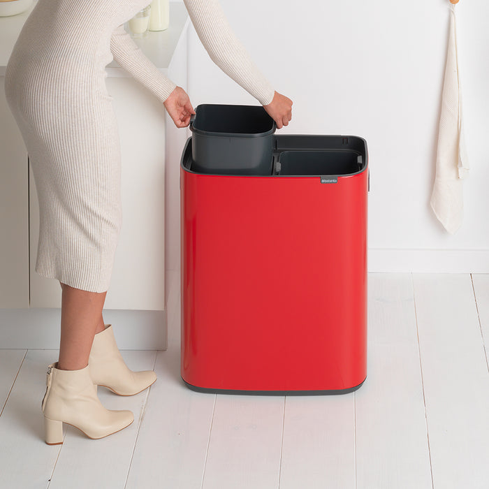 Brabantia Bo Touch Bin 60 Liter (2x30 Liter)