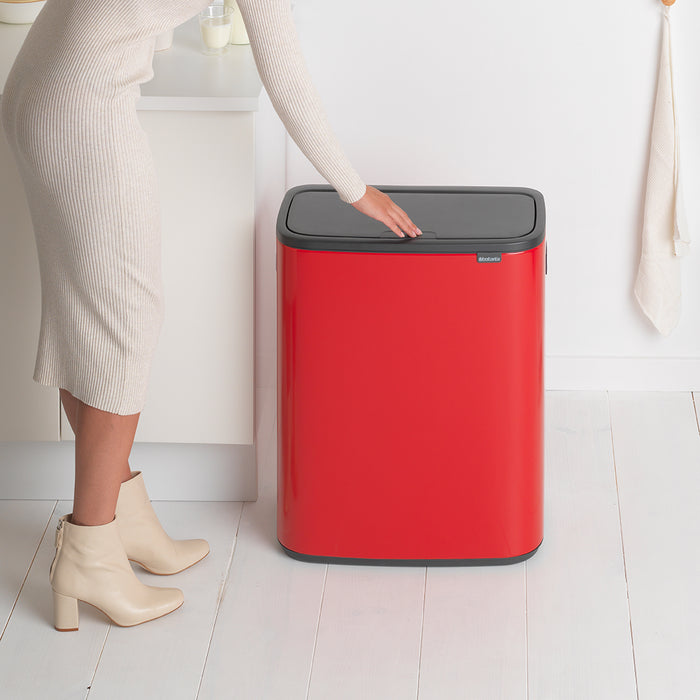 Brabantia Bo Touch Bin 60 Liter (2x30 Liter)