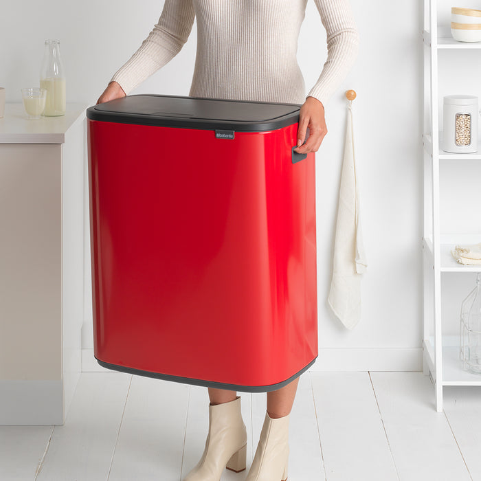 Brabantia Bo Touch Bin 60 Liter (2x30 Liter)