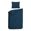 Heckett & Lane Franela Dekbedovertrek 140 x 200TC/220 cm - Navy Blue