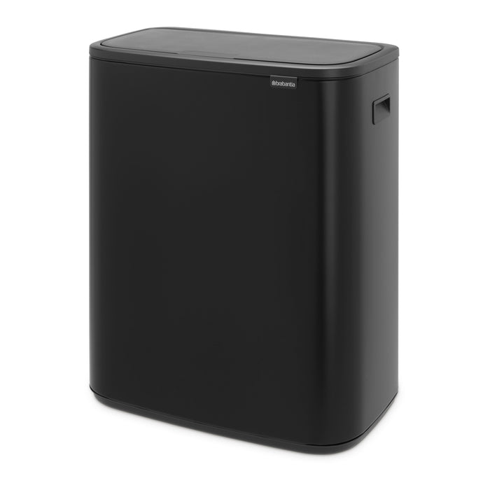 Brabantia Bo Touch Bin Afvalemmer 2 x 30 L - Zwart