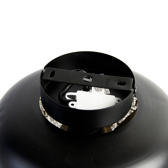 QAZQA Vintage plafondlamp zwart met messing - Kayleigh