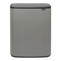Brabantia Bo Touch Bin Afvalemmer 2 x 30 L - Mineral Concrete Grey