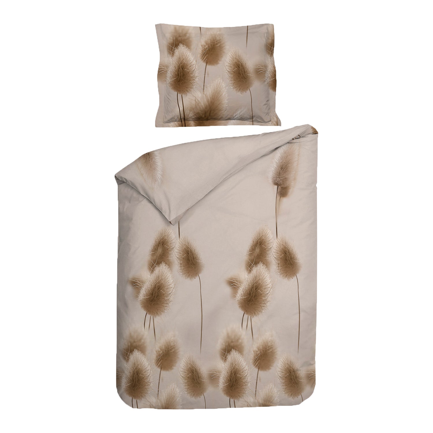 Heckett & Lane Jonas Dekbedovertrek 140 x 200TC/220 cm - Buff Beige