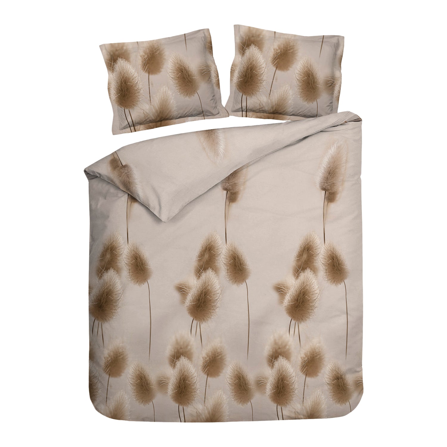 Heckett & Lane Jonas Dekbedovertrek 240 x 200TC/220 cm - Buff Beige