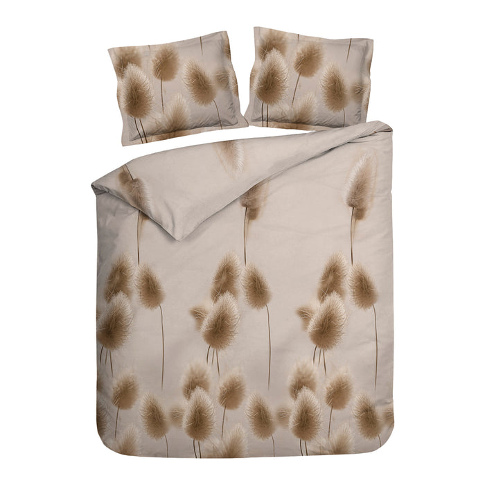 Heckett & Lane Jonas Dekbedovertrek 200TC x 200TC/220 cm - Buff Beige