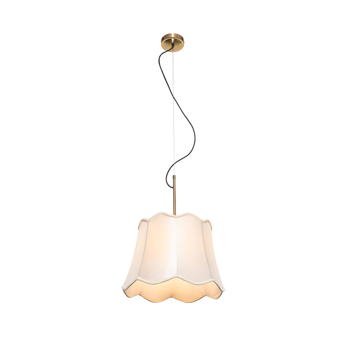 QAZQA Hanglamp nona - Wit - Klassiek | Antiek - D 40cm