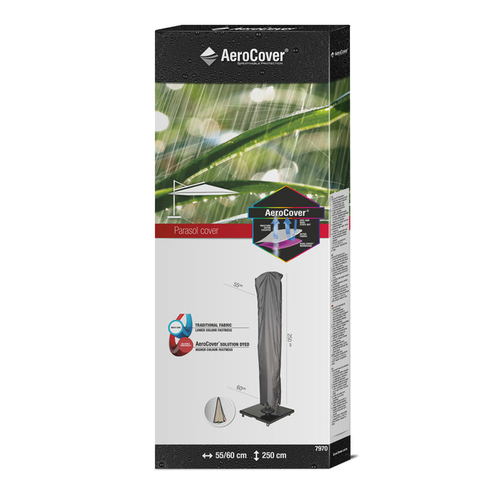 AeroCover Zweefparasolhoes H 250 x Ø 60 cm