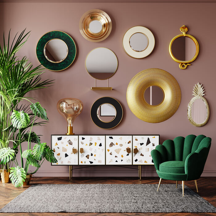 Kare Design Wandspiegel Pineapple B41 X H82 Cm