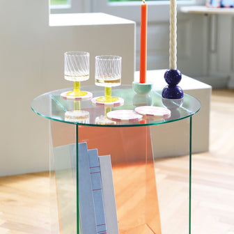 &k amsterdam Tabloid Bijzettafel - Oranje