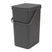 Brabantia Sort & Go Afvalemmer / Opberger 16 L - Donkergrijs