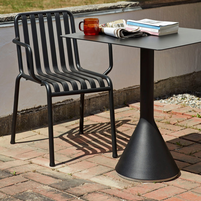 HAY Palissade Stoel met Armleuning - Antraciet