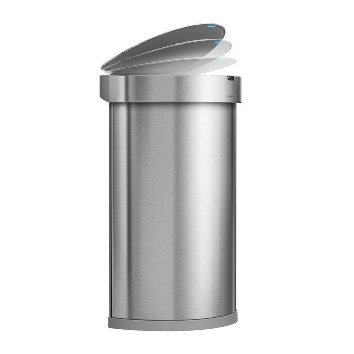 Simplehuman Semi-Round Liner Pocket Sensor Afvalemmer 45 Liter