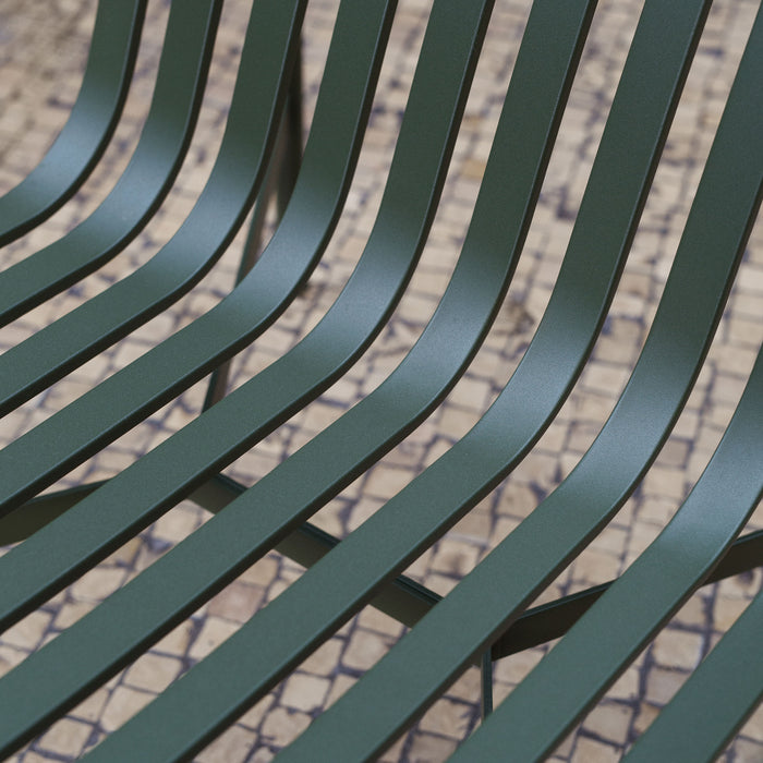 HAY Palissade Lounge Chair Low - Olijfgroen