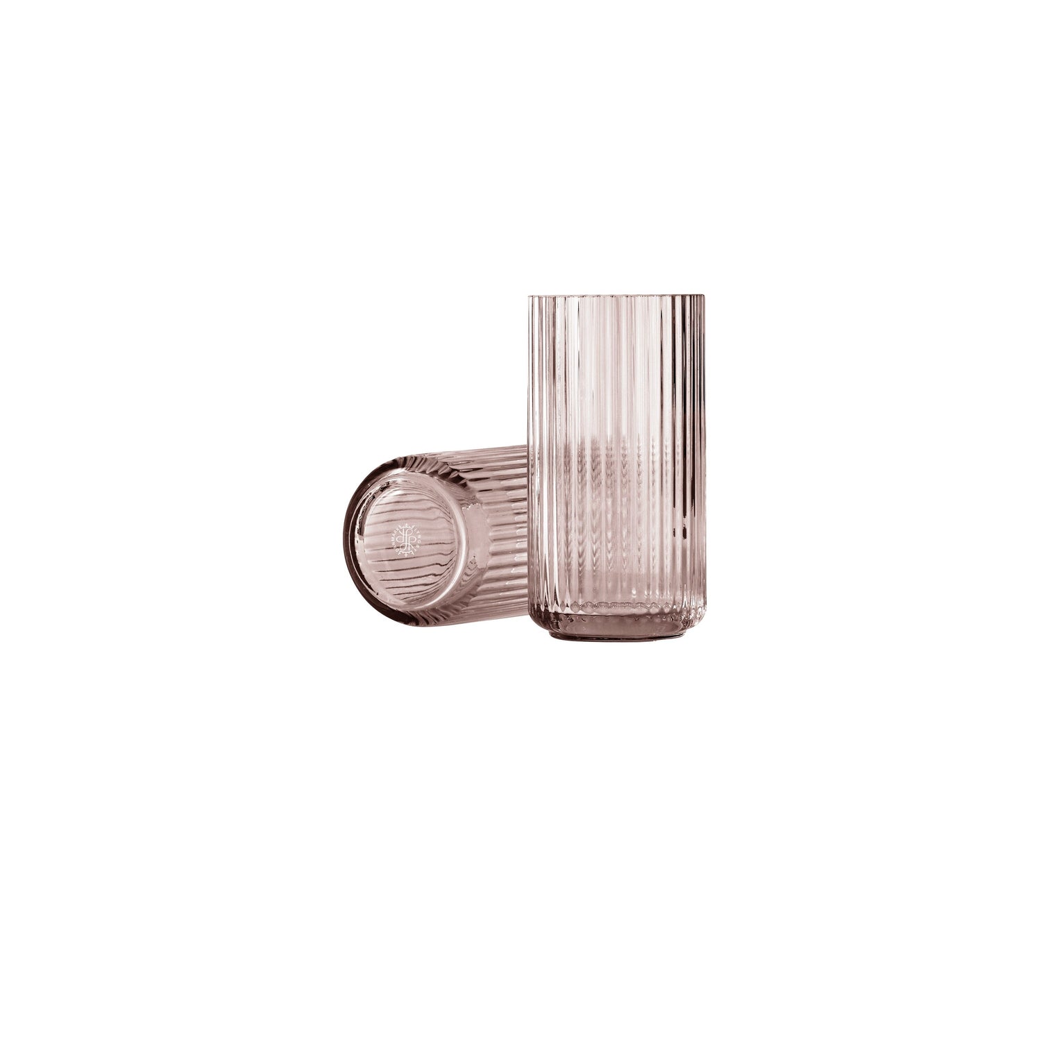 Lyngby Porcelæn Mondgeblazen Vaas Rood H 20,5 cm