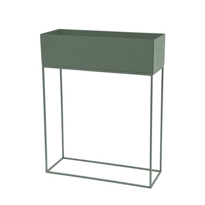 Lisomme Xavi staande metalen plantenbak groen