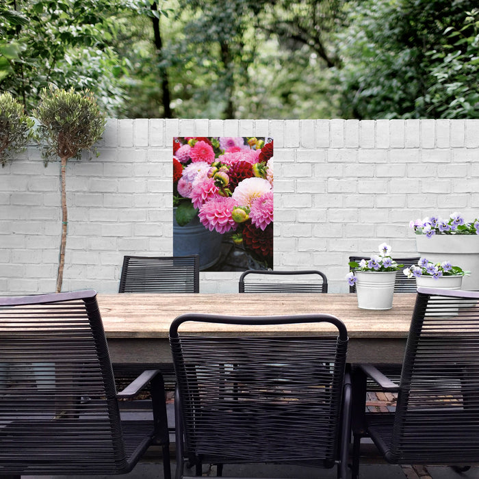 Art for the Home | Tuinposter - Dahlia's - 70x50 cm