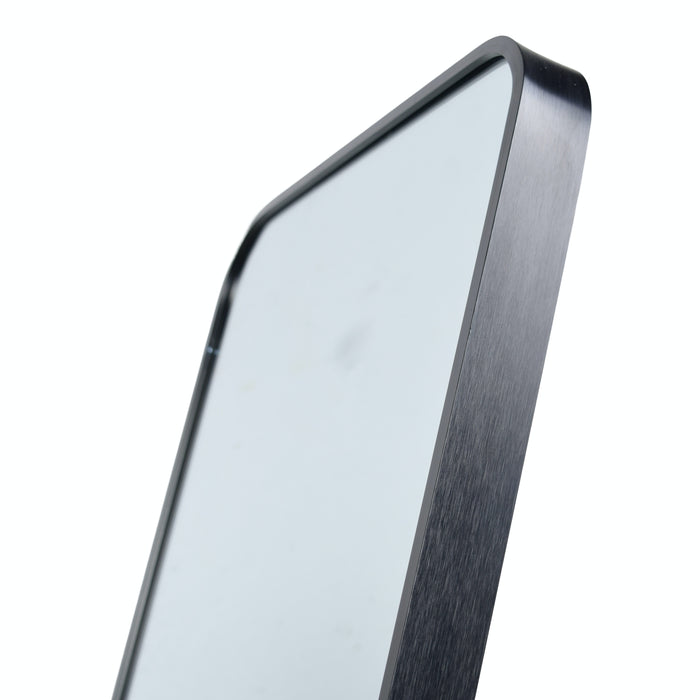 Fragix Alux Passpiegel staand|hangend - Zwart - Aluminium - 150x40