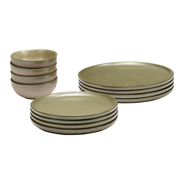 SERAX - Sergio Herman - Surface Serviesset 12-delig - Camogreen