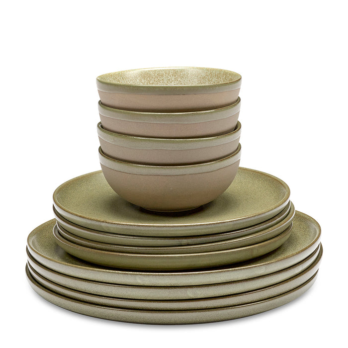 SERAX - Sergio Herman - Surface Serviesset 12-delig - Camogreen