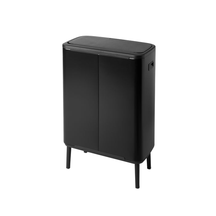 Brabantia Bo Touch Bin Hi Afvalemmer 2 x 30 L - Zwart