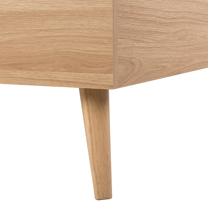 Beliani - SERRIS - Tweepersoonsbed - Wit - 140 x 200 cm - Vezelplaat