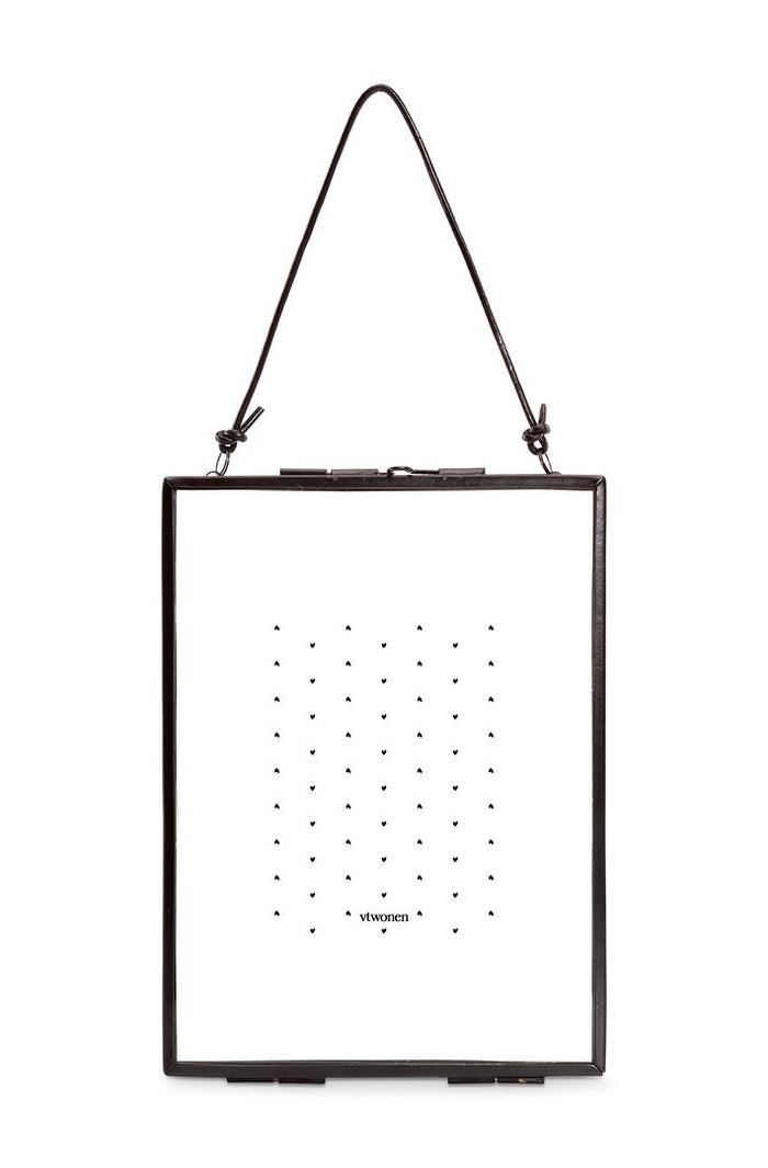 vtwonen Fotolijsten - 2 Stuks - Metaal - Zwart - 14x19cm