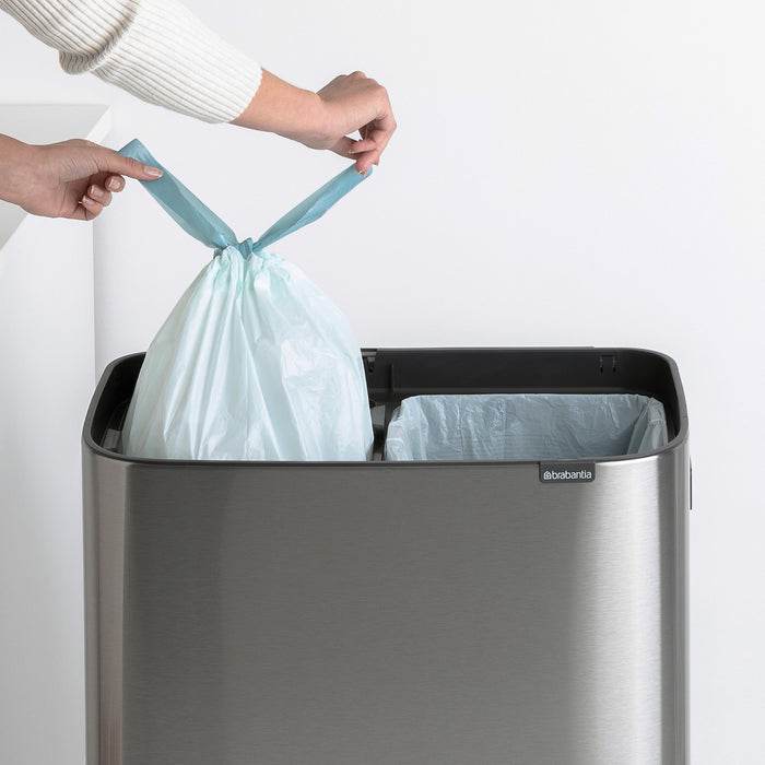 Brabantia Bo Touch Bin Hi Afvalemmer 2 x 30 L - Vingerafdrukvrij