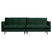 WOOOD Rodeo Classic 3-zitsbank - Velvet -  Green forest
