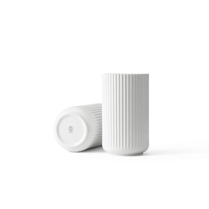 Lyngby Porcelæn Vaas Wit Porselein H 25 cm