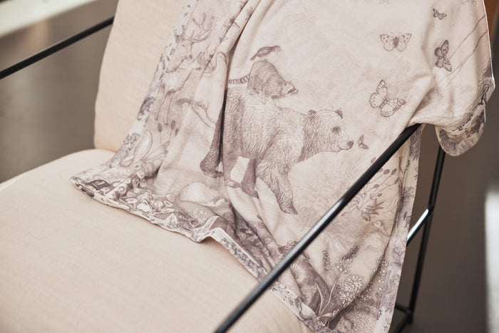 Jollein ledikantdeken pimpelmees (100 centimeter x 150 centimeter)