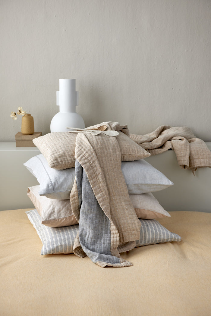 Vandyck - Dekbedovertrek PURE 41 Faded Denim 200x220 cm (linnen|katoen