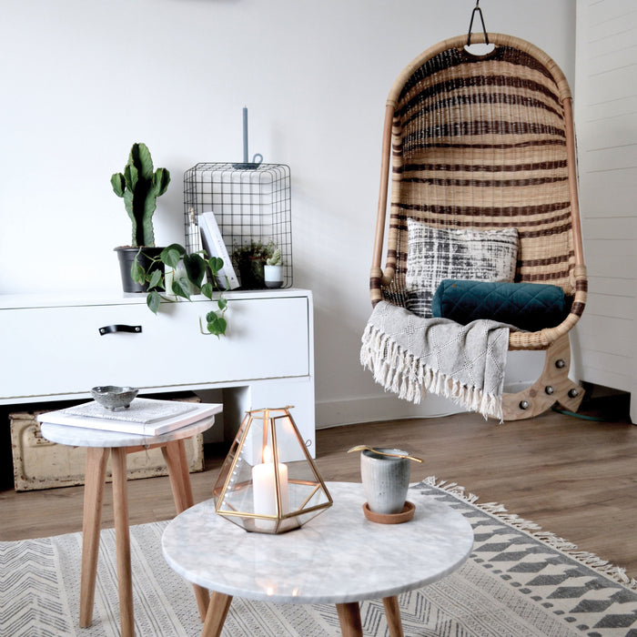 Zuiver White Stone Bijzettafel Large