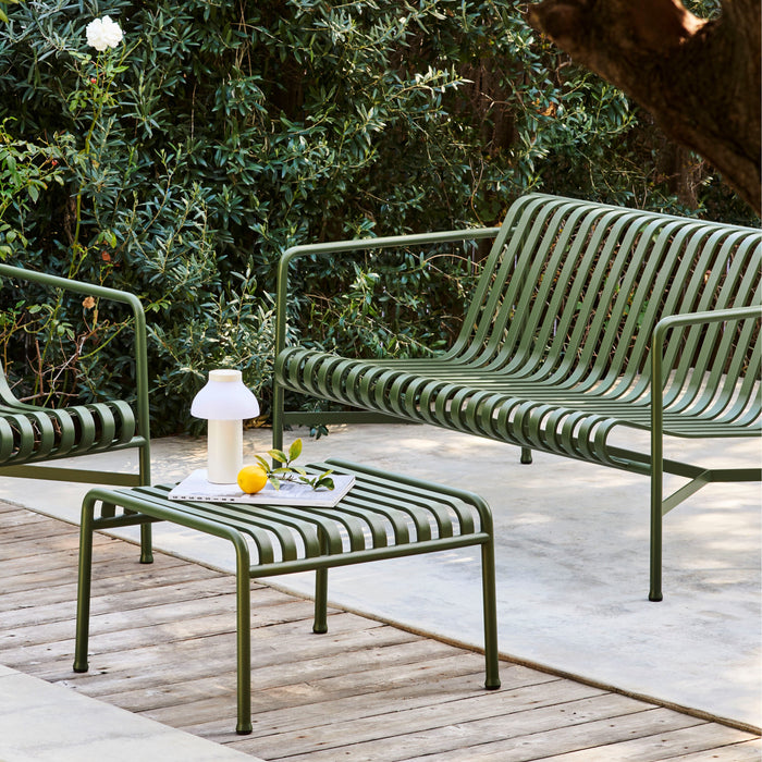 HAY Palissade Lounge 2,5-zitsbank Low - Olijfgroen