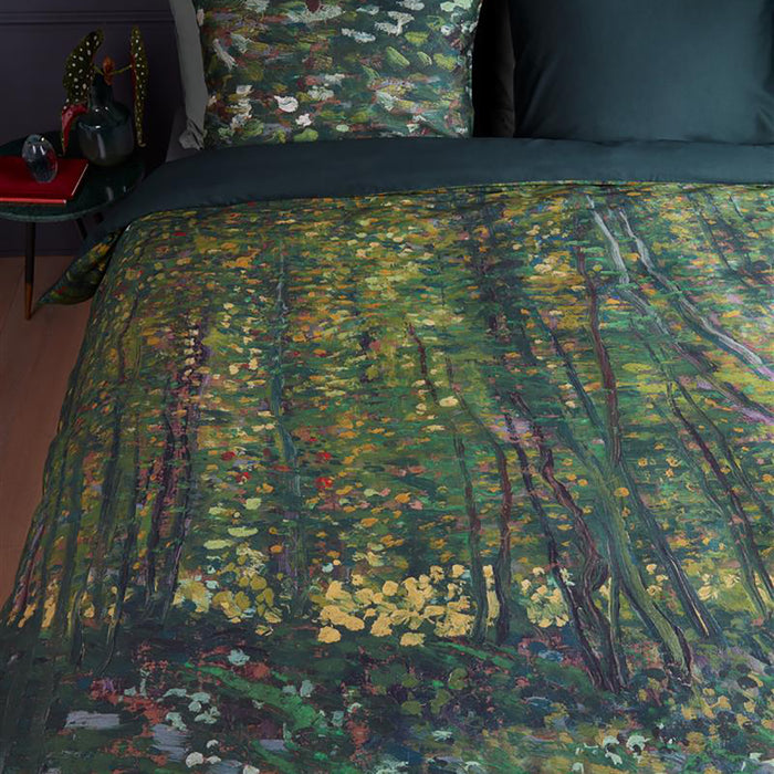 Beddinghouse x Van Gogh Museum Trees Dekbedovertrek 240 x 200/220 cm - Groen