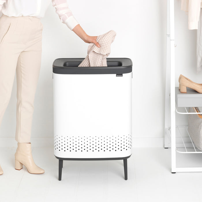 Brabantia Bo Hi Wasbox 2 x 45 L - White