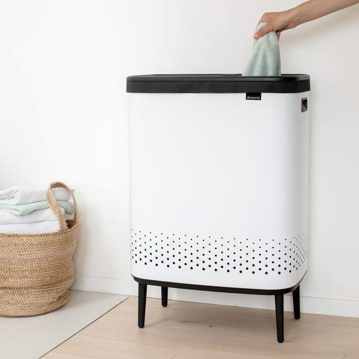 Brabantia Bo Hi Wasbox 2 x 45 L - White