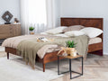 Beliani - MIALET - Bed - Donkerbruin - 140 x 200 cm - Vezelplaat