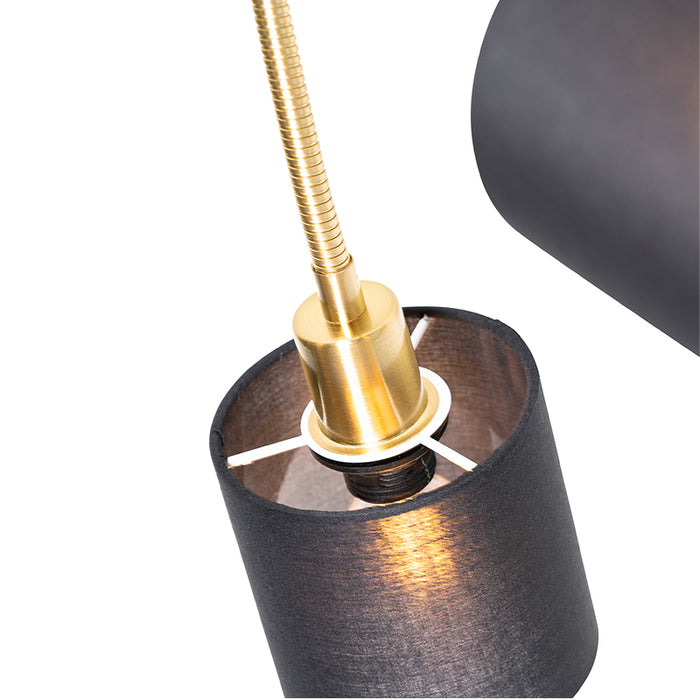 QAZQA Plafondlamp merwe - Goud|messing - Modern - D 51.5cm