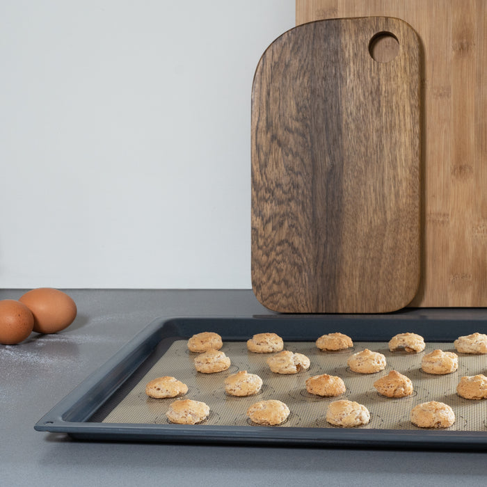 Krumble Siliconen bakmat met 24 cirkels - Zwart