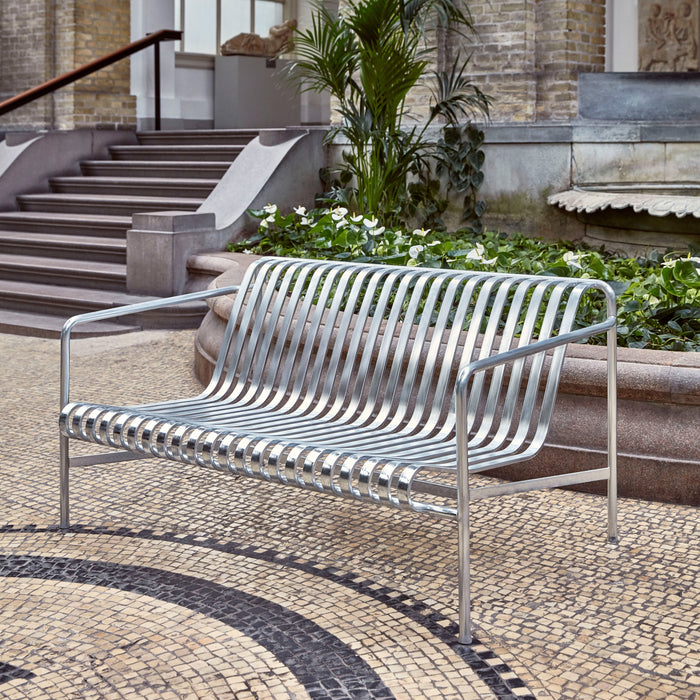 HAY Palissade Lounge 2,5-zitsbank Low - Lichtgrijs