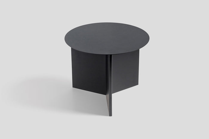HAY Slit Table Round Bijzettafel Ø 45 cm - Zwart