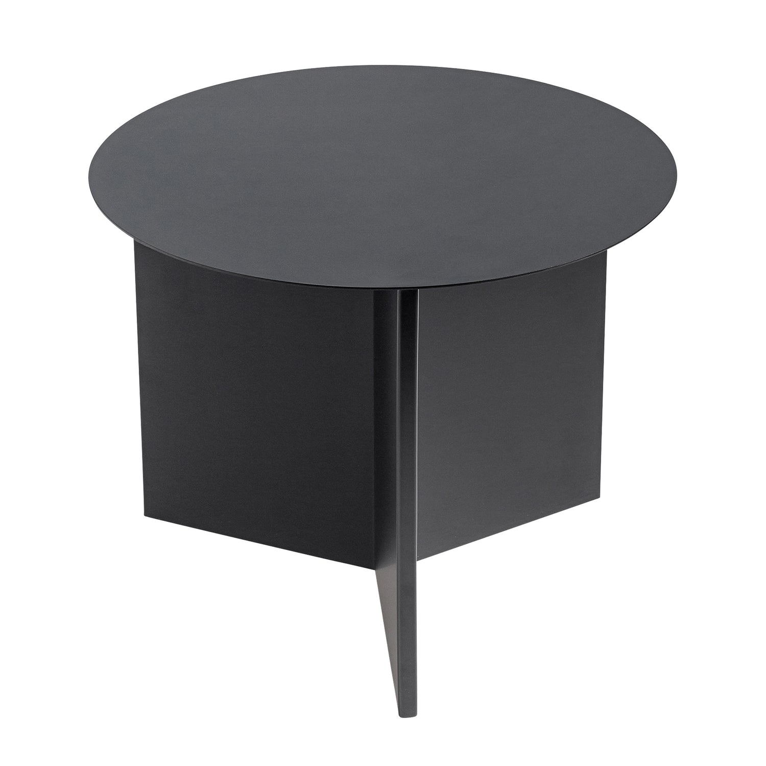 HAY Slit Table Round Bijzettafel Ø 45 cm - Zwart
