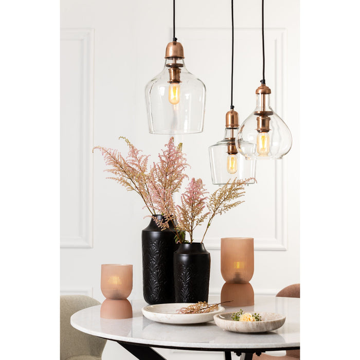 Light & Living Hanglamp Sage - Glas Koper- Ø23x37cm