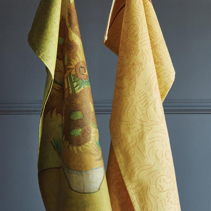 Beddinghouse x Van Gogh Museum Tournesol Theedoek 50 x 70 cm - Geel